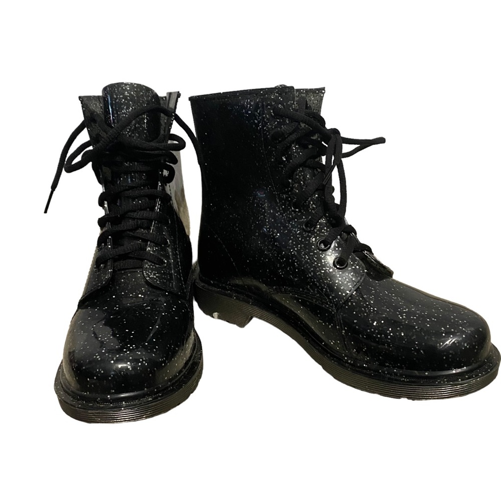 Circus Sam Edelman Glitter Rain Boots Y2K Sz 7